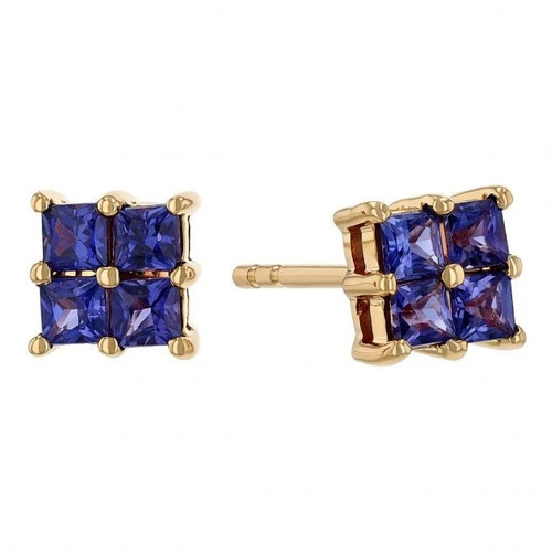 Sapphire blue 18k yellow - blue,