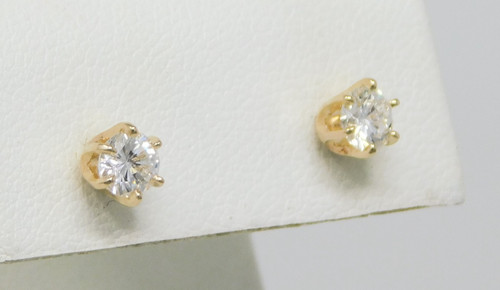 Yellow gold pair of - of, 6