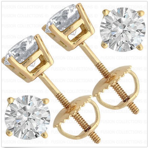 2ct real 14k yellow gold - 2ct,